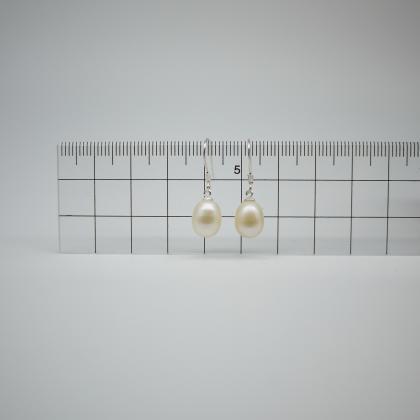 Simply Earrings - Freshwater Pearl Drop Earrings -..